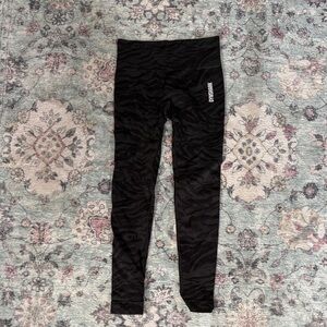 Gymshark Black Textured Leggings